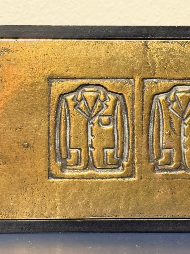 雕塑, Tino Stefanoni Le camice - 10 cm - 黄铜色 - 1985 #3.2