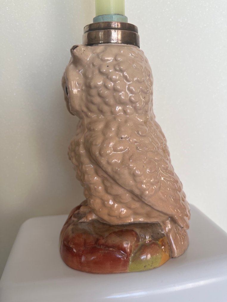 Sitzendorf - 雕像 - Owl candle holder - 瓷 #3.2