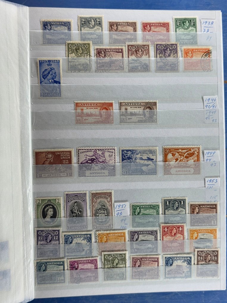 Antigua and Barbuda 1862/2005 - Collection in a stock book #2.1