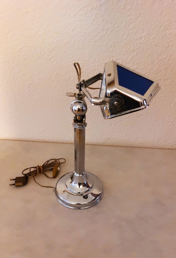 Table lamp - Nickel plated brass - table lamp #2.1