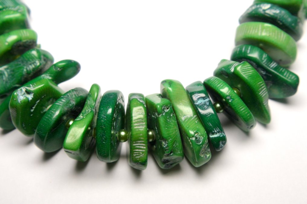 Corail - Corail vert - Collier - 186g #1.0
