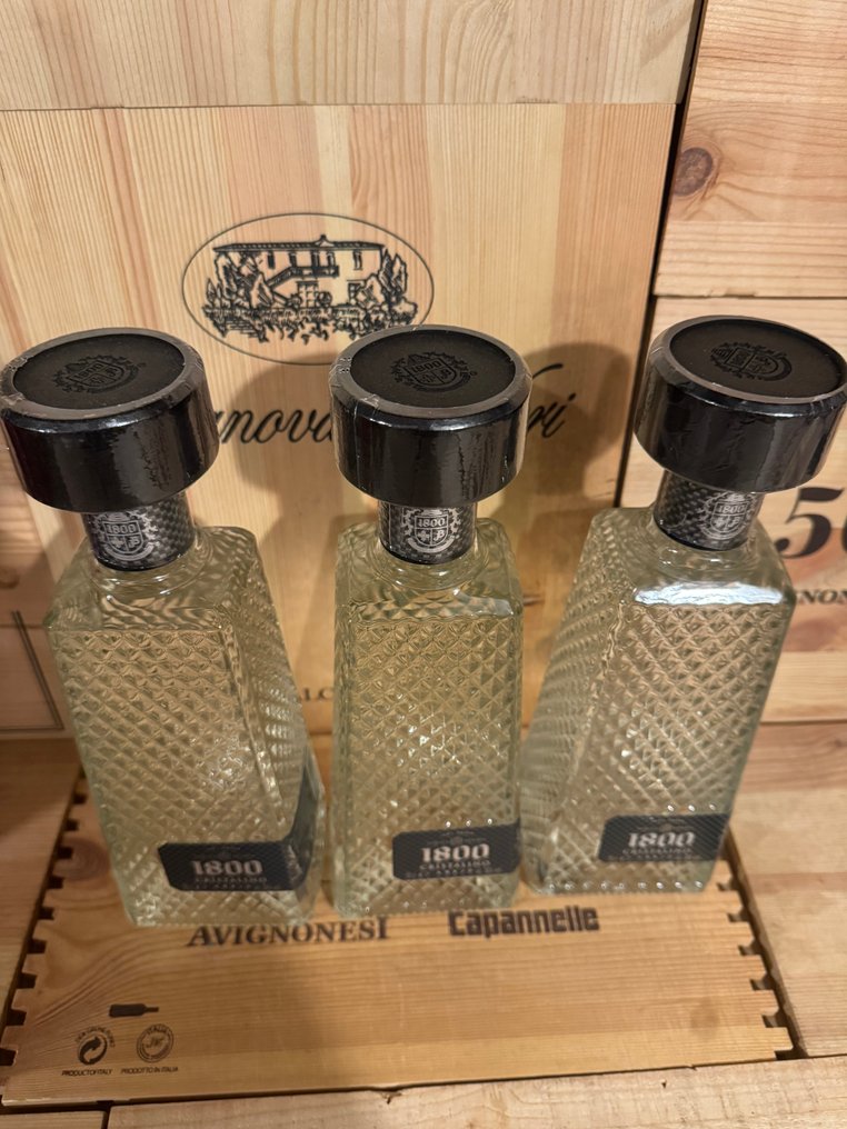 Cristalino - 1800 Añejo Premium  - 70 cl - 3 flaschen #2.1