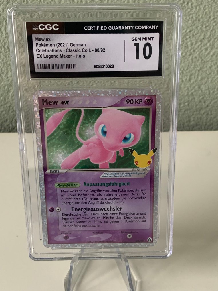 Pokémon - 1 Graded card - Mew 88/92 Foil - CGC 10 - Various sets #1.0