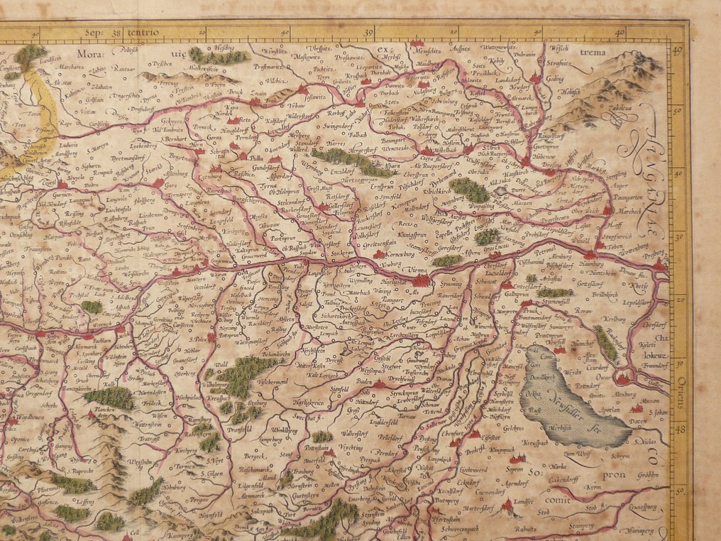 Austria - Donau / Vienna; Henricus Hondius - Austria Archiducatus - 1621-1650 #3.2