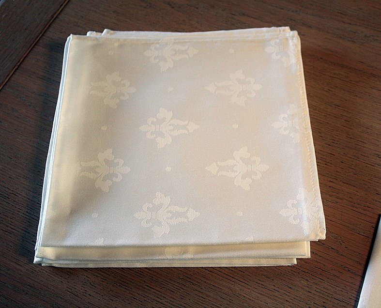 Napkin (16) - 51 cm - 51 cm - Damask #4.3