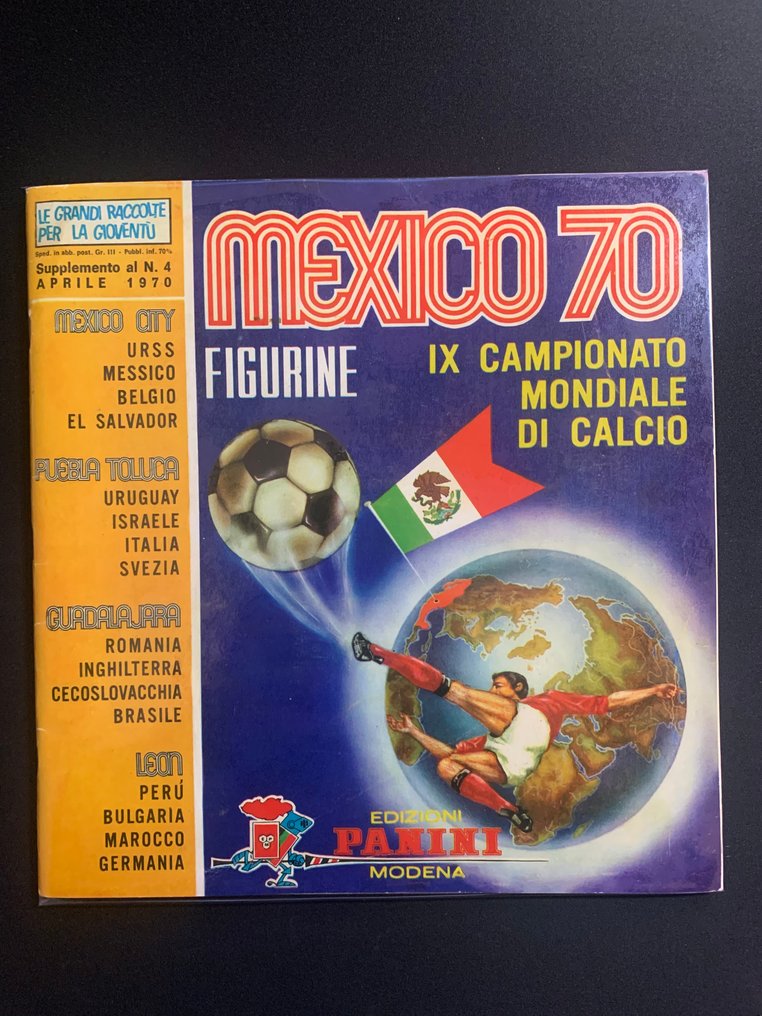 Panini World Cup Mexico 70 - Italian Edition Aprile - 1 Empty Album - Good (GD) #1.0
