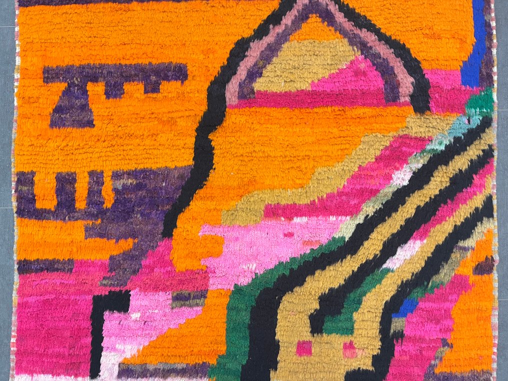 Berber, Handmade Berber wool rug - Carpet - 272 cm - 156 cm - Design Multicolore #3.2