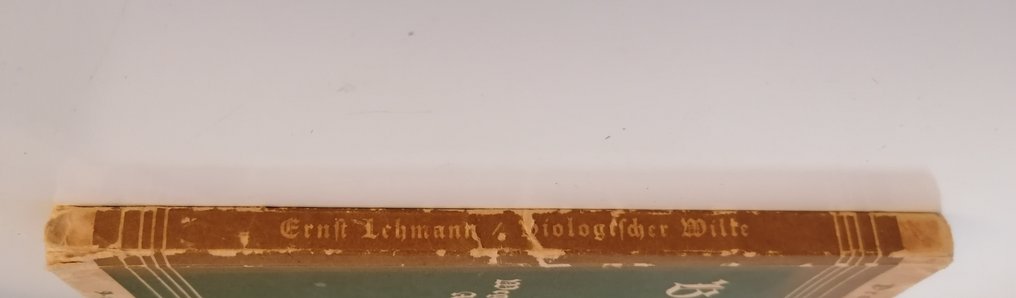 Professor Dr. Ernst Lehmann - Biologischer Wille - 1934 #3.2