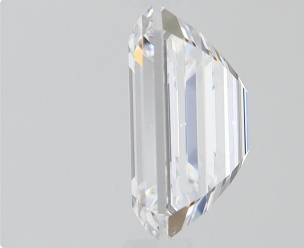 1 pcs Diamant (Natürlich) - 1.01 ct - Smaragd - D (farblos) - VS2 - Gemological Institute of America (GIA) #3.2