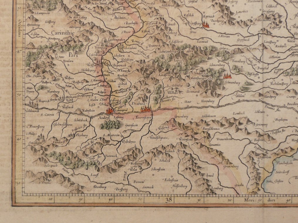 Austria - Gratz / Steiermark; Henricus Hondius - Stiria - 1621-1650 #4.3