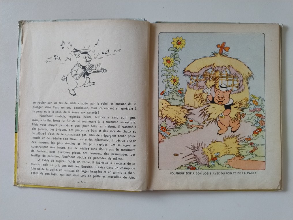 De drie biggetjes - LES TROIS PETITS COCHONS - 1 Album - First French edition - 1934 #4.3