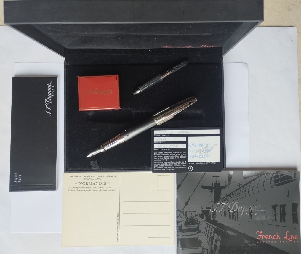 S.T. Dupont - French Line Limited Edition 18k M Nib Large 480425M - Pluma estilográfica #1.0