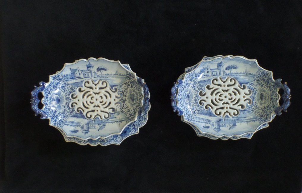 De Porceleyne Schotel - Johannes van Duyn - Μπολ φρούτων (4) - Αγγειοπλαστική - Delft #1.0