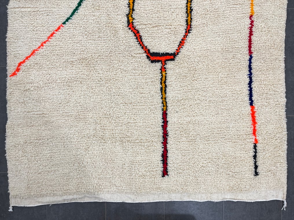 Berber, Håndlavet berbæretæppe - Tæppe - 261 cm - 156 cm - Tyk og blød uld #2.1