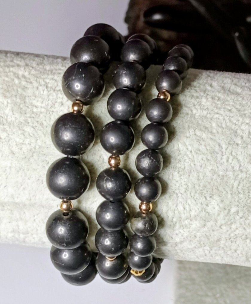 Προστατευτικά ηλεκτρομαγνητικά Shunguita, 3 βραχιόλια, 10-8-6mm - Βραχιόλι #3.2