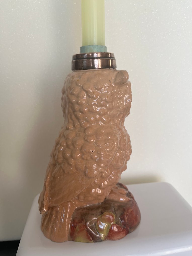 Sitzendorf - 雕像 - Owl candle holder - 瓷 #2.1