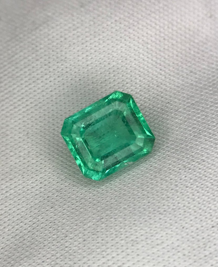 1 pcs  Πράσινο Σμαράγδι  - 1.41 ct - International Gemological Institute (IGI) - Κολομβιανός σμαράγδι #3.2