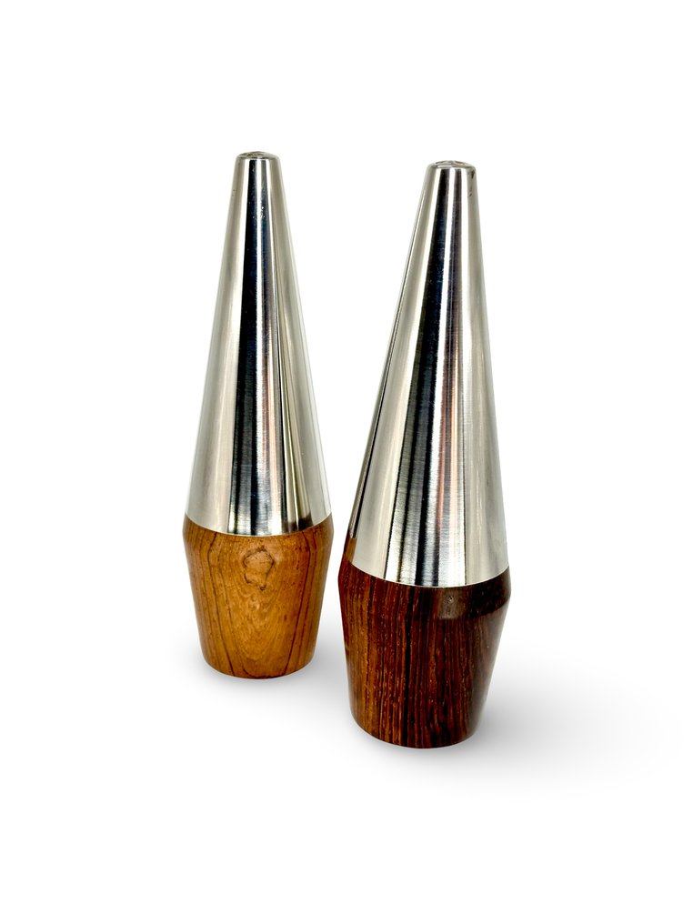 A&B Lundtofte Design - Lone Sach - 鹽和胡椒容器套裝 (2) - 國王木 #2.1