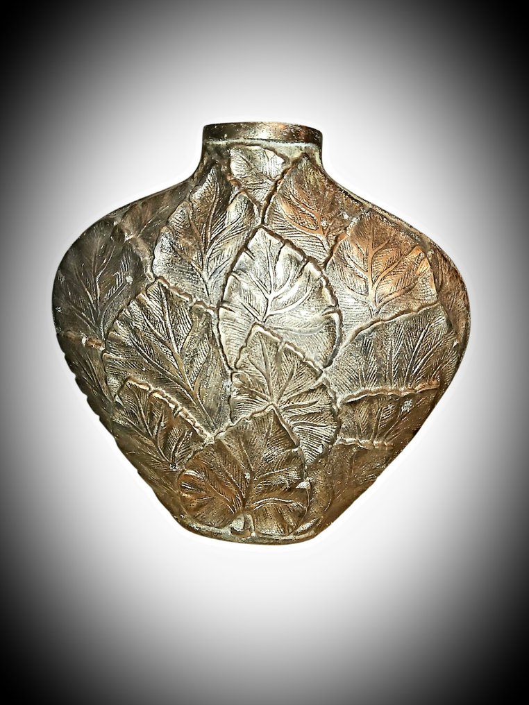 Βάζο  - μέταλλο με πατίνα χρυσού ή παλαιωμένο #1.0