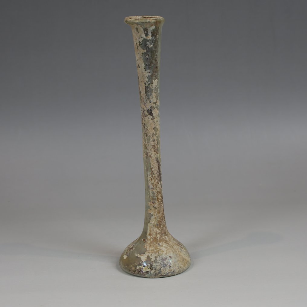 Ancient Roman Glass Flask. #2.1
