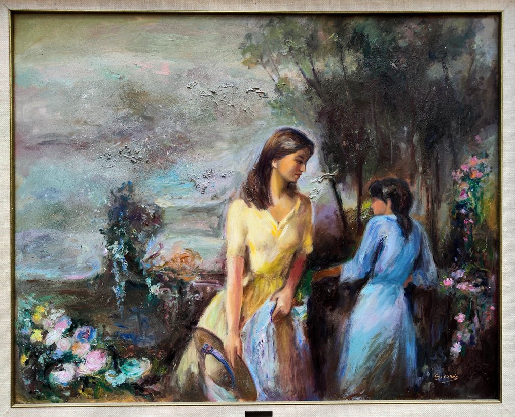 École post-impressionniste (XX) - Les Jardins du Silence (XL format) #3.2