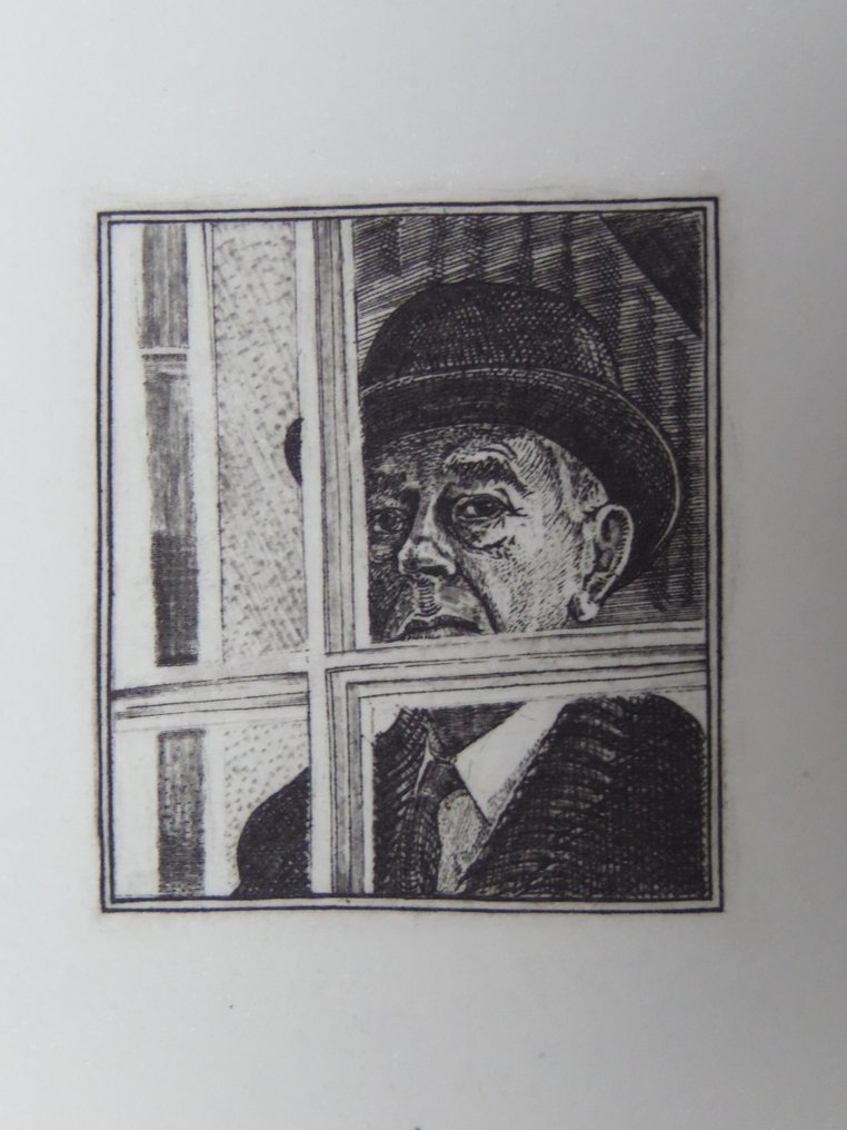 Daniel Frasnay ( 1928 - 2019 ) - René Magritte dans son atelier à Bruxelles #3.2