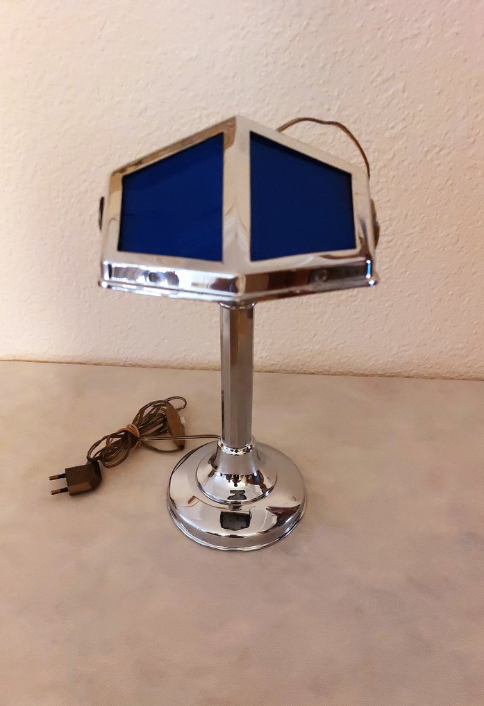 Table lamp - Nickel plated brass - table lamp #4.3