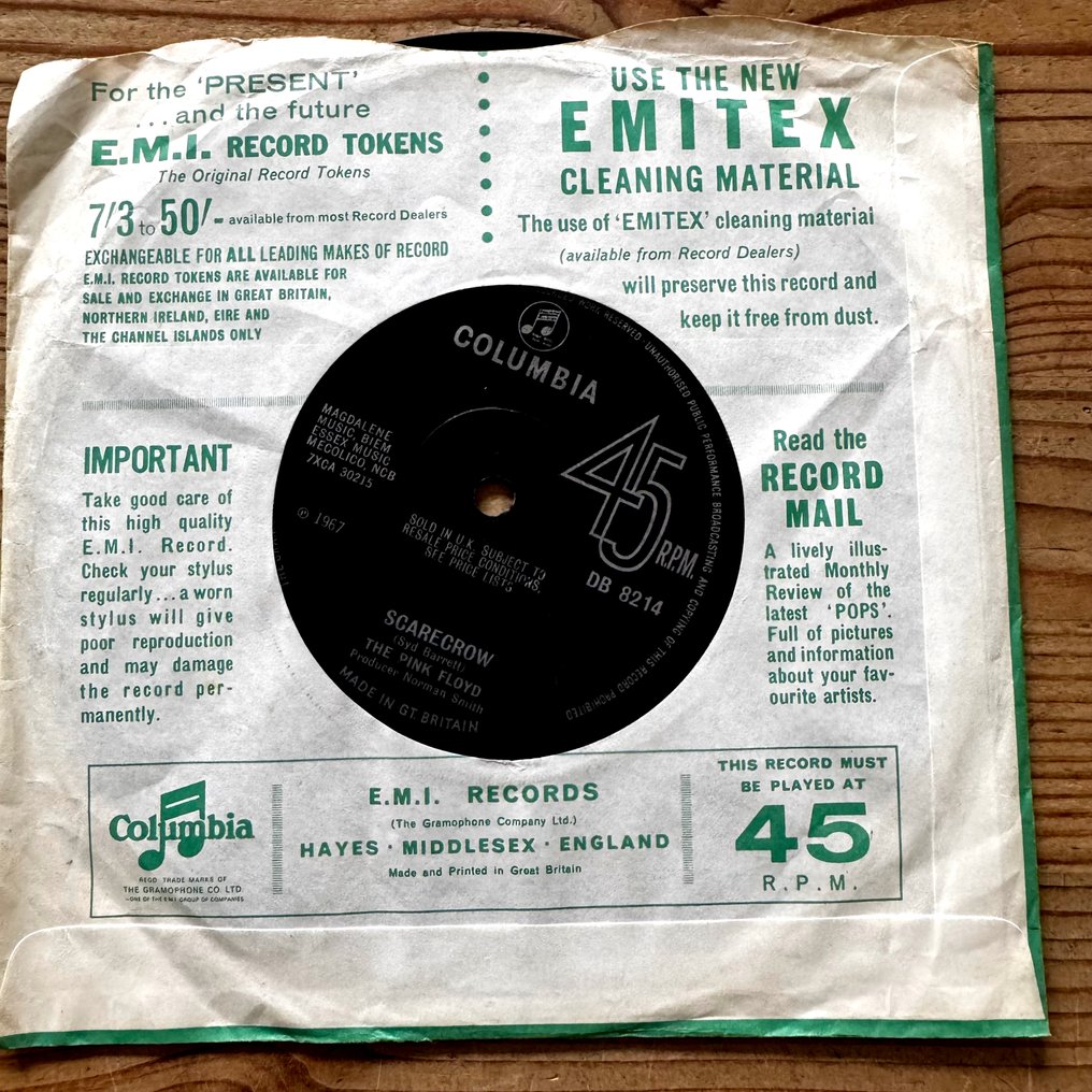 Pink Floyd - See Emily Play [first UK Pressing] - LP - Stereo - 1967 #1.0