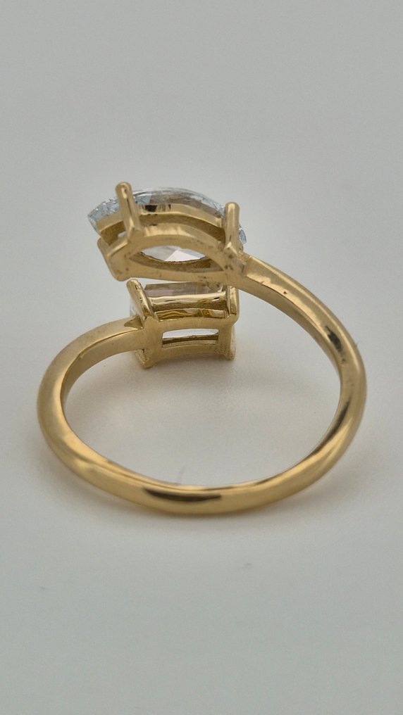 Gyűrű - 14 kt. Sárga arany - 2.60ct. tw. Gyémánt (Laboratóriumban előállított) #4.3