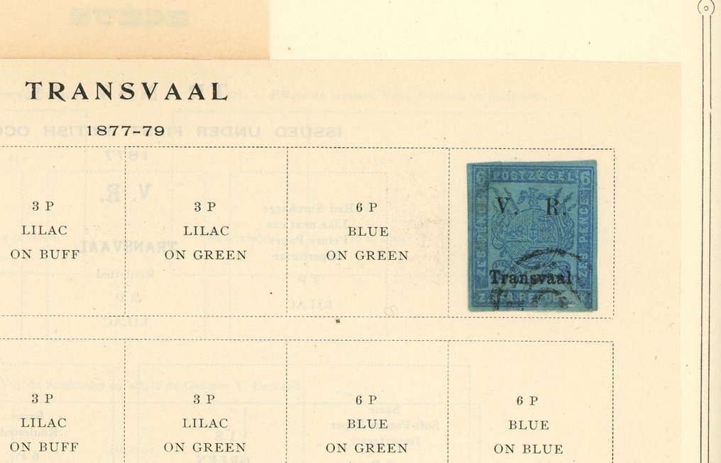 Τράνσβααλ 1869 - COTE +5000 - Αποικίες Ολλανδικές/Transvaal, όλο το σύνολο από τις κλασικές εποχές, Ταχυδρομείο, #3.2