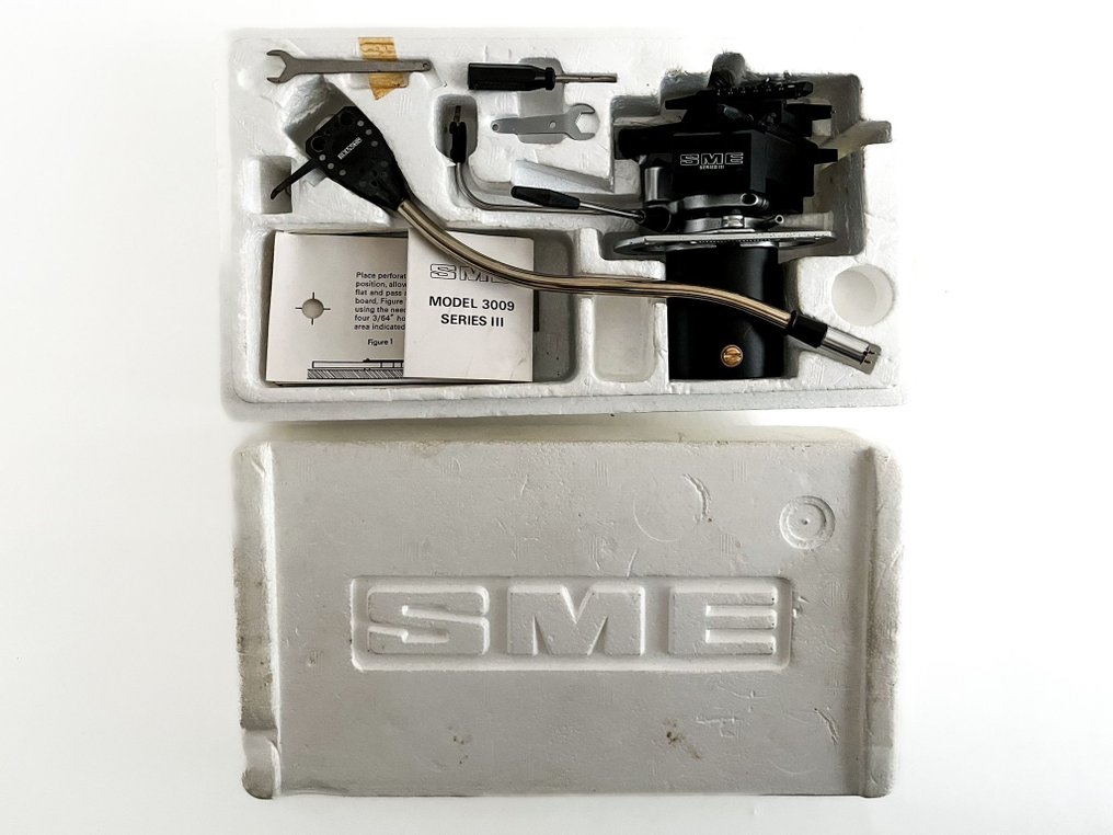 SME - Serie 3. 3009. Med Cart ADC Boxet Sjælden & Samlerobjekt Tonearm til pladespiller #1.0