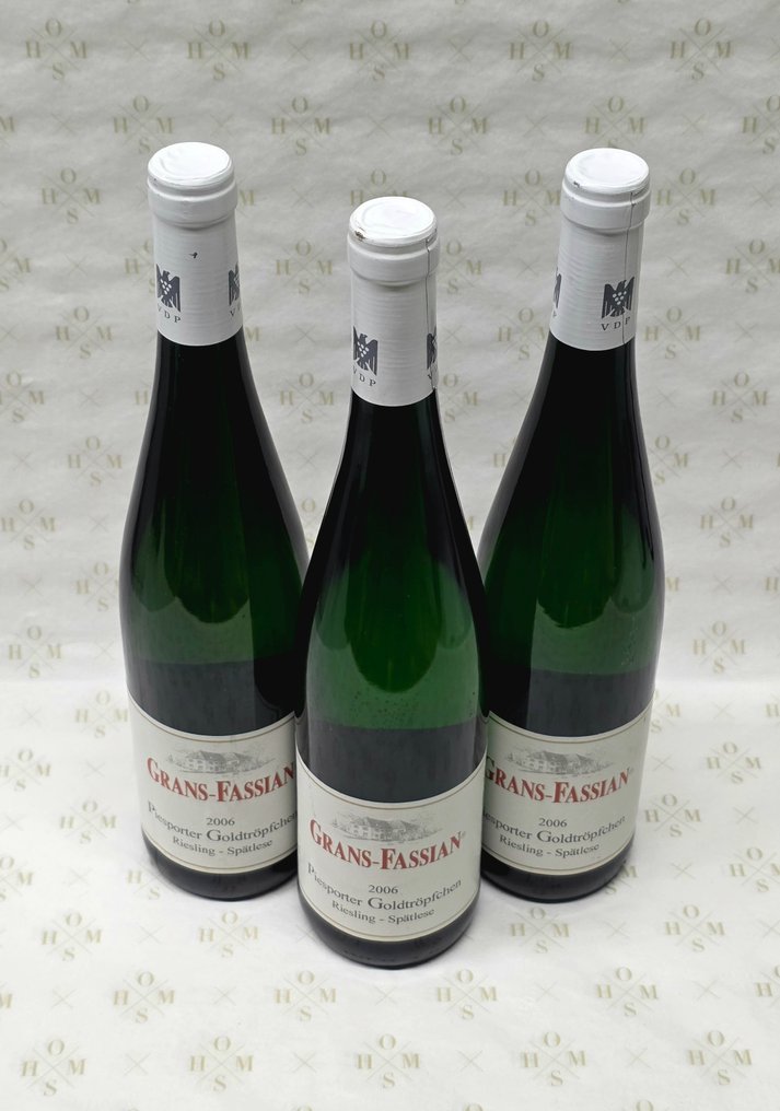 2006 Grans-Fassian, Piesporter Goldtröpfchen Riesling - Mosel Spätlese - 3 Bottles (0.75L) #3.2