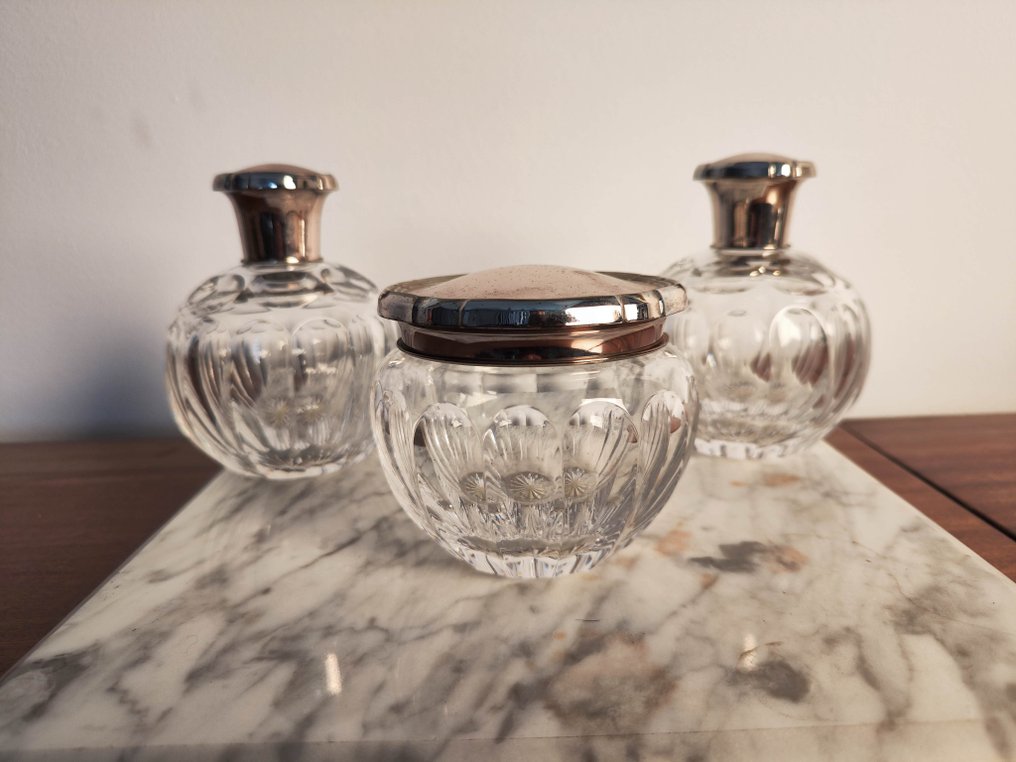 Pedro Durán - Juego de tocador - Jar (3) - .925 silver - 1950g #1.0