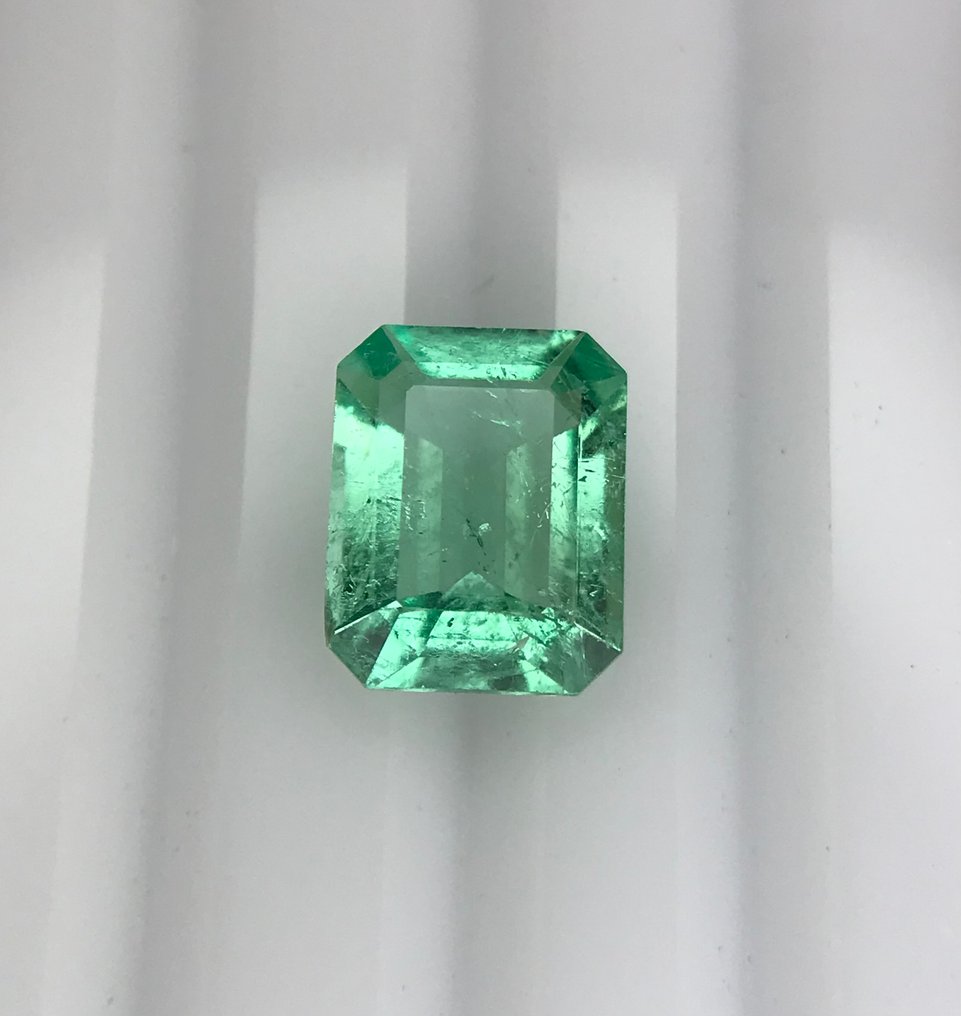 1 pcs  绿色 祖母绿  - 1.38 ct - 国际宝石研究院（IGI） - 哥伦比亚翡翠 #1.0