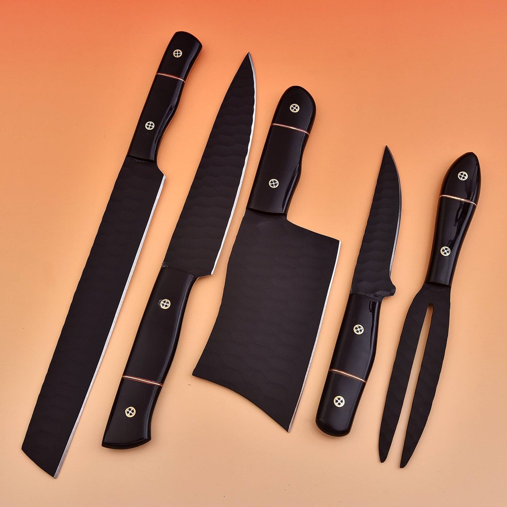 廚刀 - 树脂 D2钢粉末代码 - 日本 - 特色厨师刀 #2.1