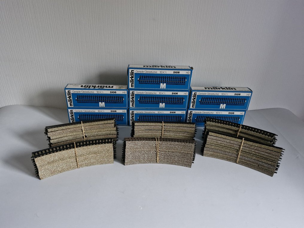Märklin H0 - 5100/5106 - Tory kolejowe (modelarstwo) (130) - Zestaw 130-elementowy M-rail #1.0
