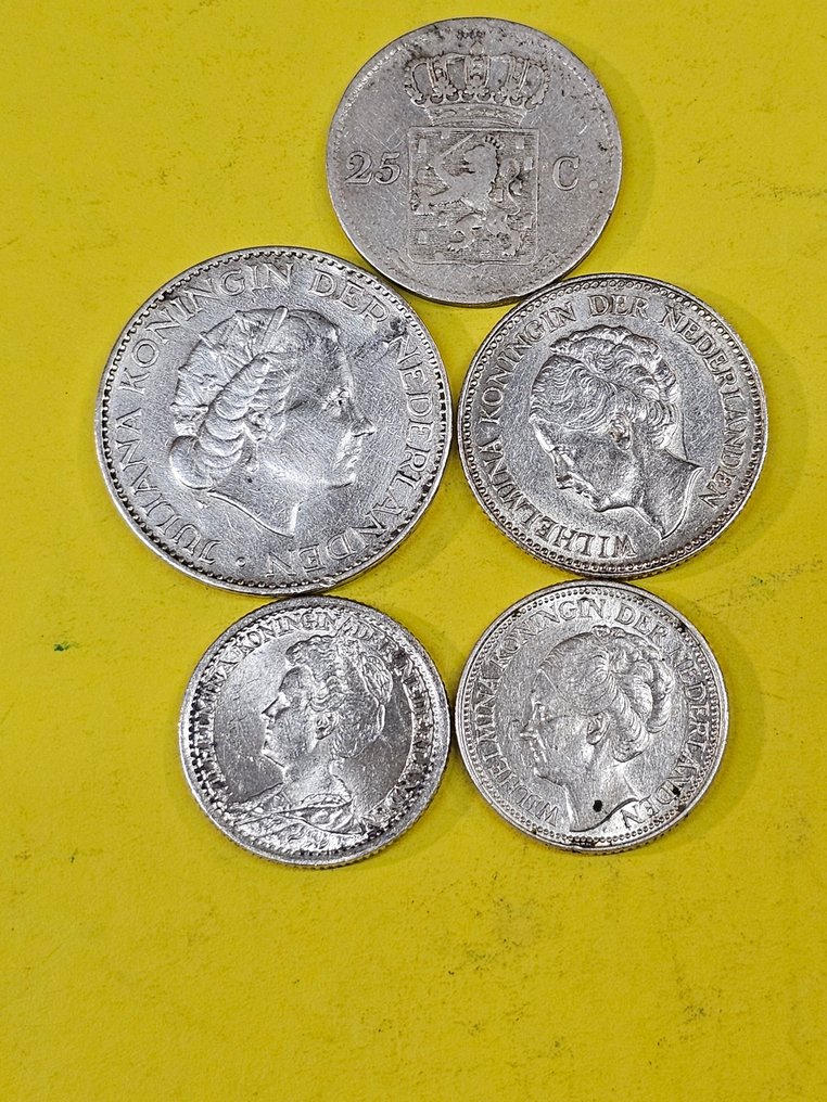 Netherlands. 13 stuks zilver 1926 - 1956  (No Reserve Price) #1.0