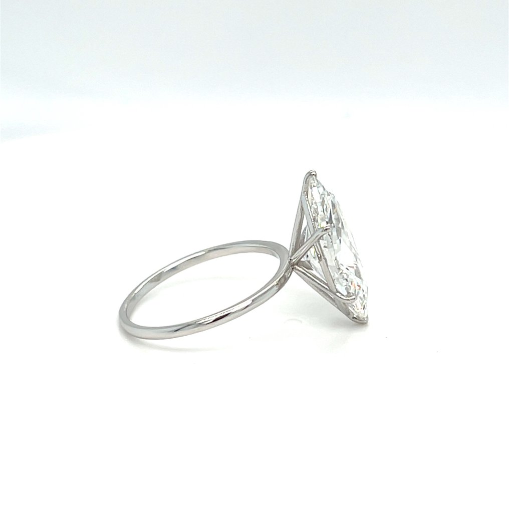 Nincs minimálár - Gyűrű - 14 kt. Fehér arany - 4.01ct. tw. Gyémánt (Laboratóriumban előállított) #1.0