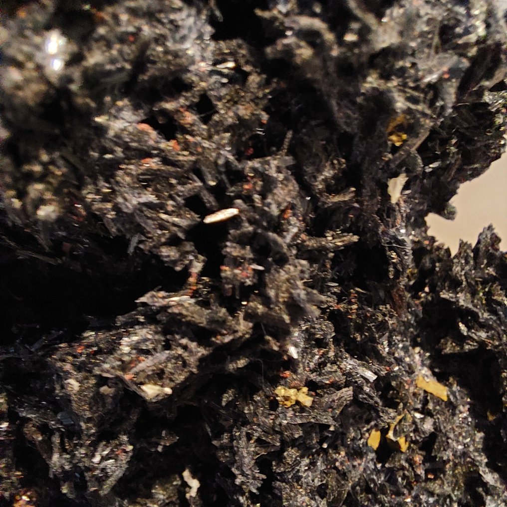 Glaucophane Crystals on matrix - Height: 13 cm - Width: 9 cm- 381 g - (1) #3.2