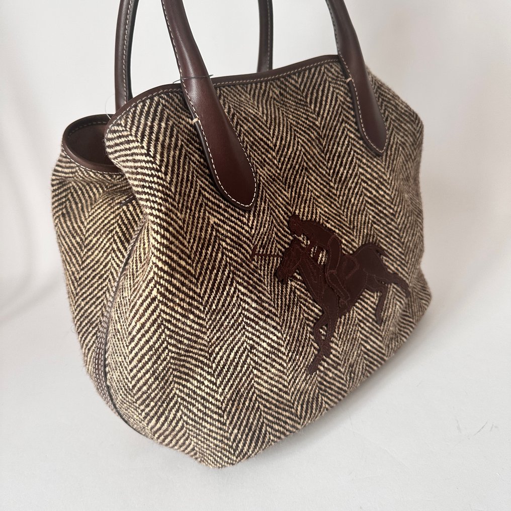 Polo Ralph Lauren - Medium Open Tote - Wool,Leather - 包 #4.3