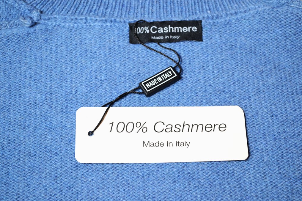 100% Cashmere L - Blue - Jumper - New with tags #3.2