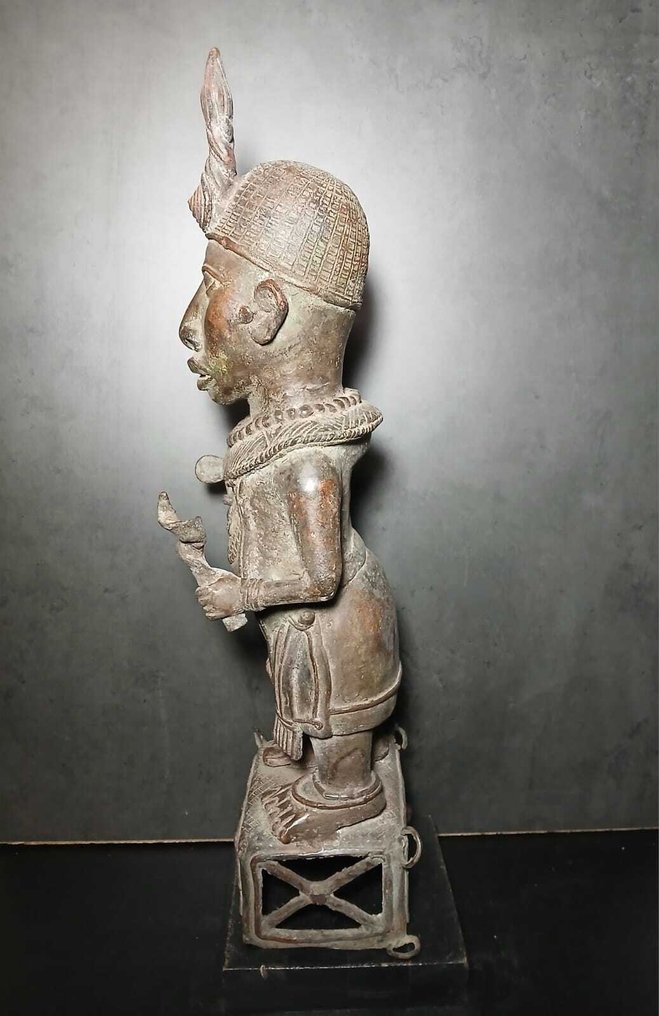 宏伟的Oba巨大雕像 - 贝宁 - 尼日利亚  (没有保留价) #3.2