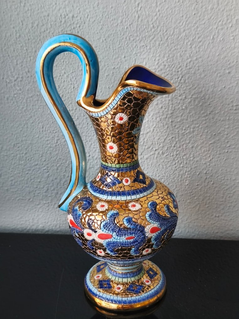 Gialletti G.P. - Vase - Majolica - Zecchino Oro 25 kt #1.0
