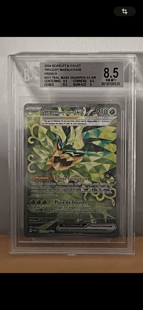 Pokémon - 1 Graded card 211/167 - Beckett 8.5 - Scarlet & Violet #3.2