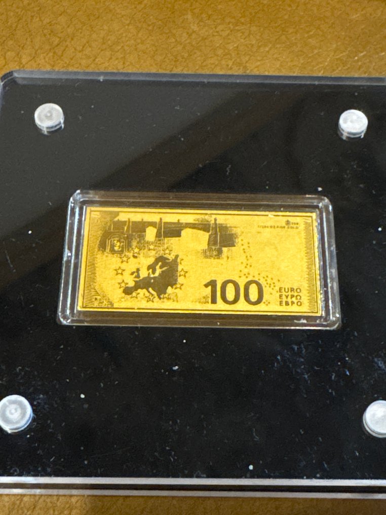 Tyskland. Banknote 100 Euro , 1/200 Oz (.999)  (Ingen mindstepris) #2.1