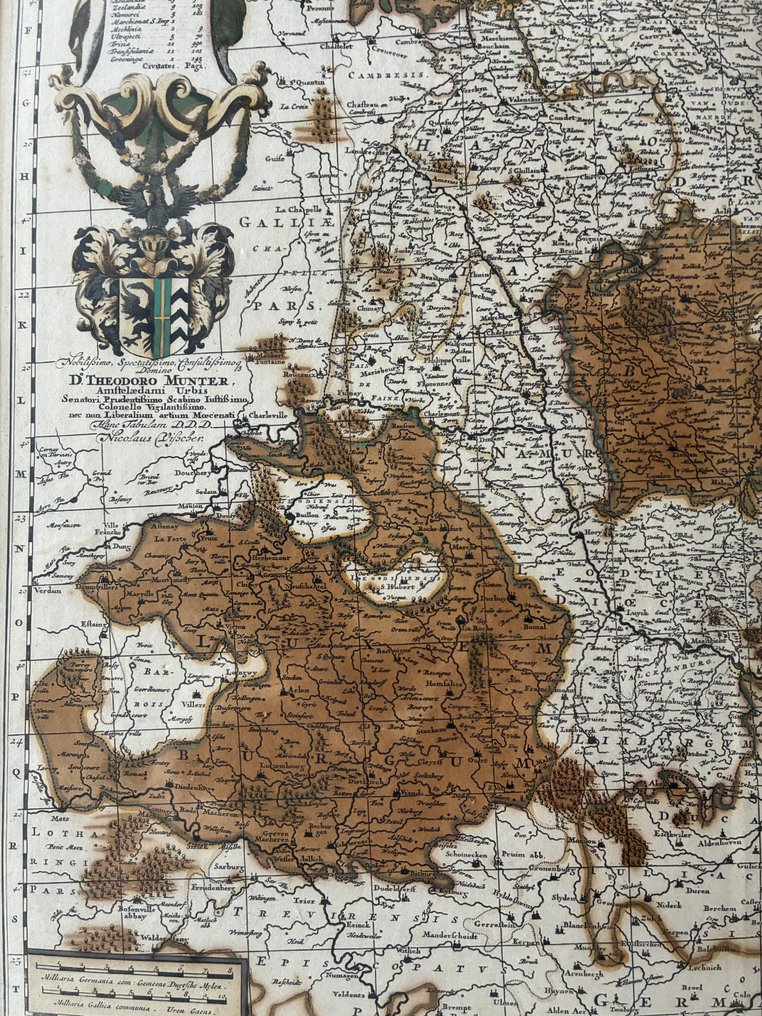 Nicolaum Visscher - Germaniae Inferioris XVII Provinciarum Accuratissima Tabula #4.3
