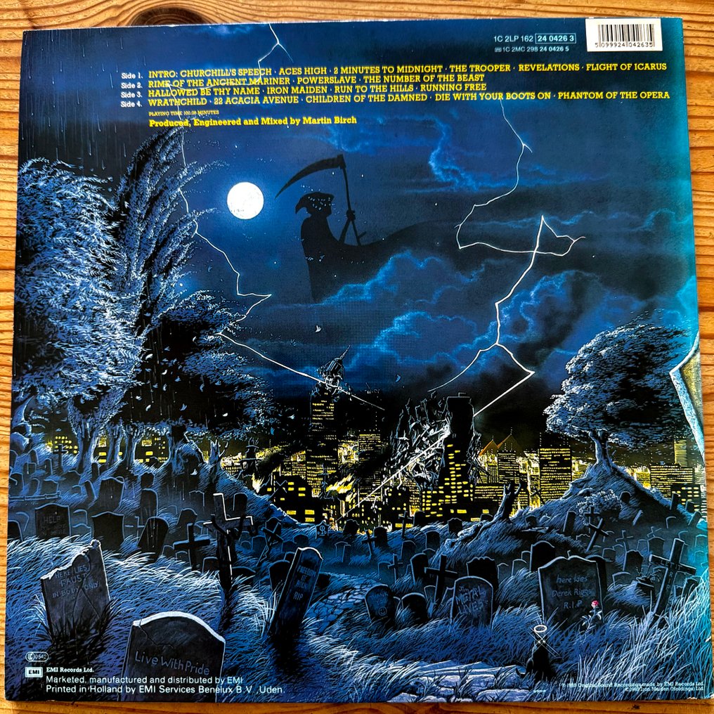Iron Maiden - Live After Death [First pressing] - Άλμπουμ 2xLP (διπλό άλμπουμ) - 1st Stereo pressing - 1985 #1.0