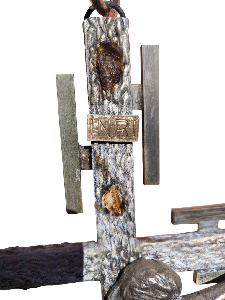 Εσταυρωμένος - Ορείχαλκος - 1940-1950 - 67 εκ. #4.3