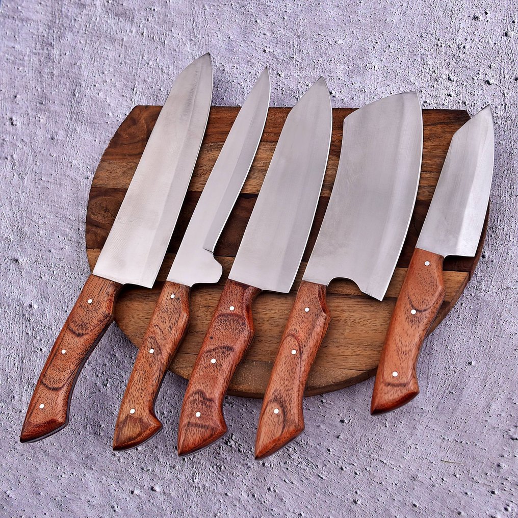 Μαχαίρι κουζίνας - Chef's knife - Ατσάλι υψηλής ποιότητας, καρυδιά. - Ιαπωνία #1.0