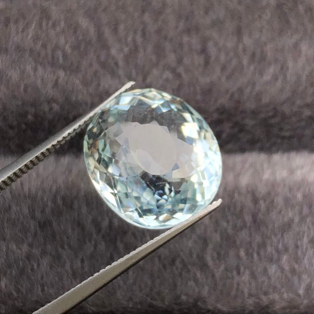 没有保留价 - 1 pcs  蓝色 海蓝宝石  - 7.39 ct - 国际宝石研究院（IGI） #1.0